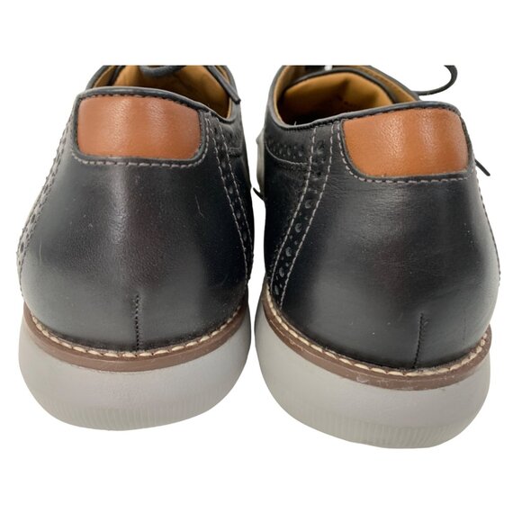 Johnston & Murphy Mens Holden Leather Memory Foam Shoes Size 11M Black 7926 EUC - Picture 10 of 14